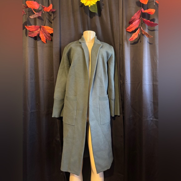 💚Stylish Green Long Cardigan💚box #4 - Picture 4 of 11